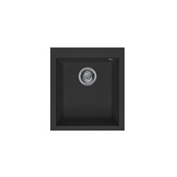 Elleci Top Mount Bowl Black 410x500mm 08-ELGQ100-40T