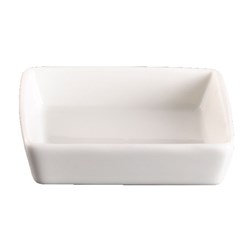 Basics Square Dish White 76mm 