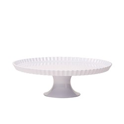 Cake Stand Melamine White 350mm