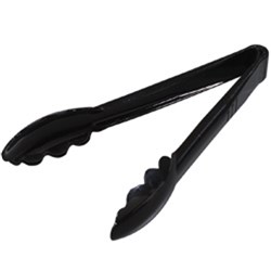 Scallop Tongs Black Polycarb 230mm