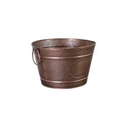 Beverage Tub Round Copper 350mm