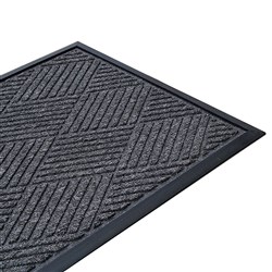 Diamond Prestige Outdoor Mat Charcoal 600x900mm