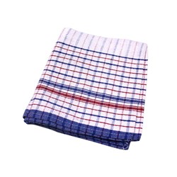 2269110 - Tea Towel Soaker Red Wht Blue Cotton 450X760mm