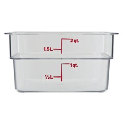 Storage Container Pcarb Sq 1.9Lt Clr 2Sfscw (6)