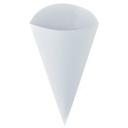 Board Food Cone White Small 152x198mm