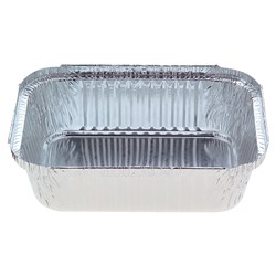 Rectangle Foil Takeaway Tray 195x143x48mm