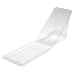 Plastic Sandwich Wedge Clear Large