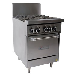 Oven Range Gas 4 Burner 600Mm Gf24-4L Ng