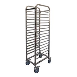 Gastronorm Trolley 17 Tier 1/1 S/S I/Locks 410X565x1700mm