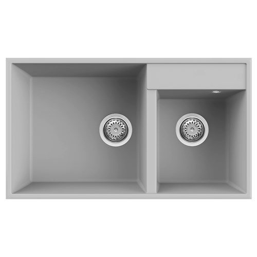 Elleci Florence Alu Granite | Undermount Double Bowl | 08-ELMF335-79