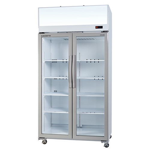 Skope 2 Glass Door Fridge White 980L TCE1000