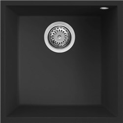  Elleci Kertek+ Pure Black 400X400 Undermount Sink