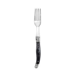 Etiquette Stainless Steel Table Fork Black Marble Look 