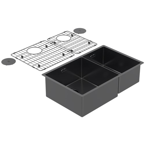 13-CAN660DLHBP - Zomodo Black Pearl | Dual Sink