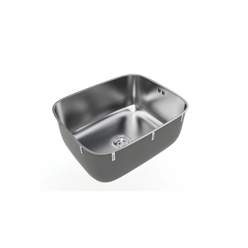 Burns & Ferrall Classic Single Bowl Sink Silver 450x550mm 18-NB11PFT90WKOF