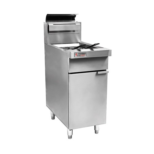 Trueheat Open Pot Deep Fryer Gas Silver 18L RCF4-NG